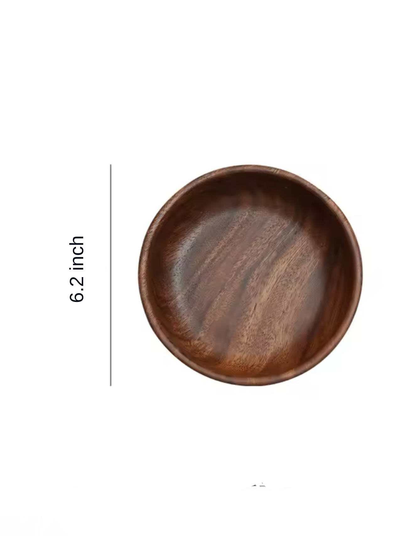 Solid Walnut Wood Bowl
