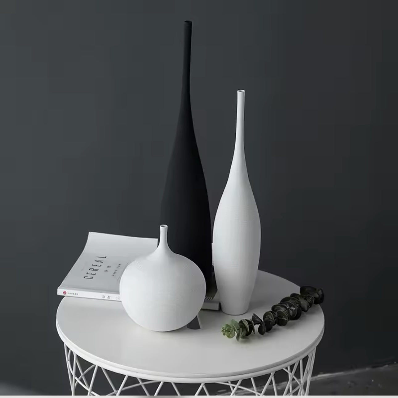 Ethereal Balance: The Zen Harmony Vase Collection