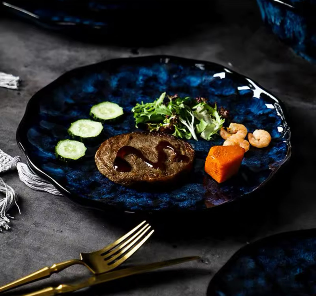 Celestial Blue – Handcrafted Ceramic Dinnerware
