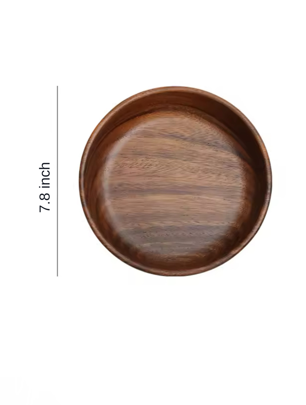 Solid Walnut Wood Bowl