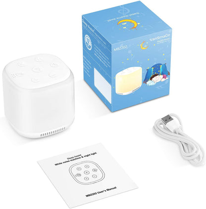 White Noise Machine with Night Light for Baby