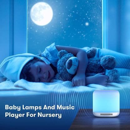 White Noise Machine with Night Light for Baby