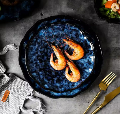 Celestial Blue – Handcrafted Ceramic Dinnerware