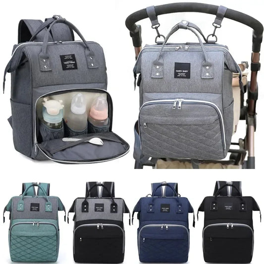 Large Capacity Mommy Diaper Bag with Changing Mat