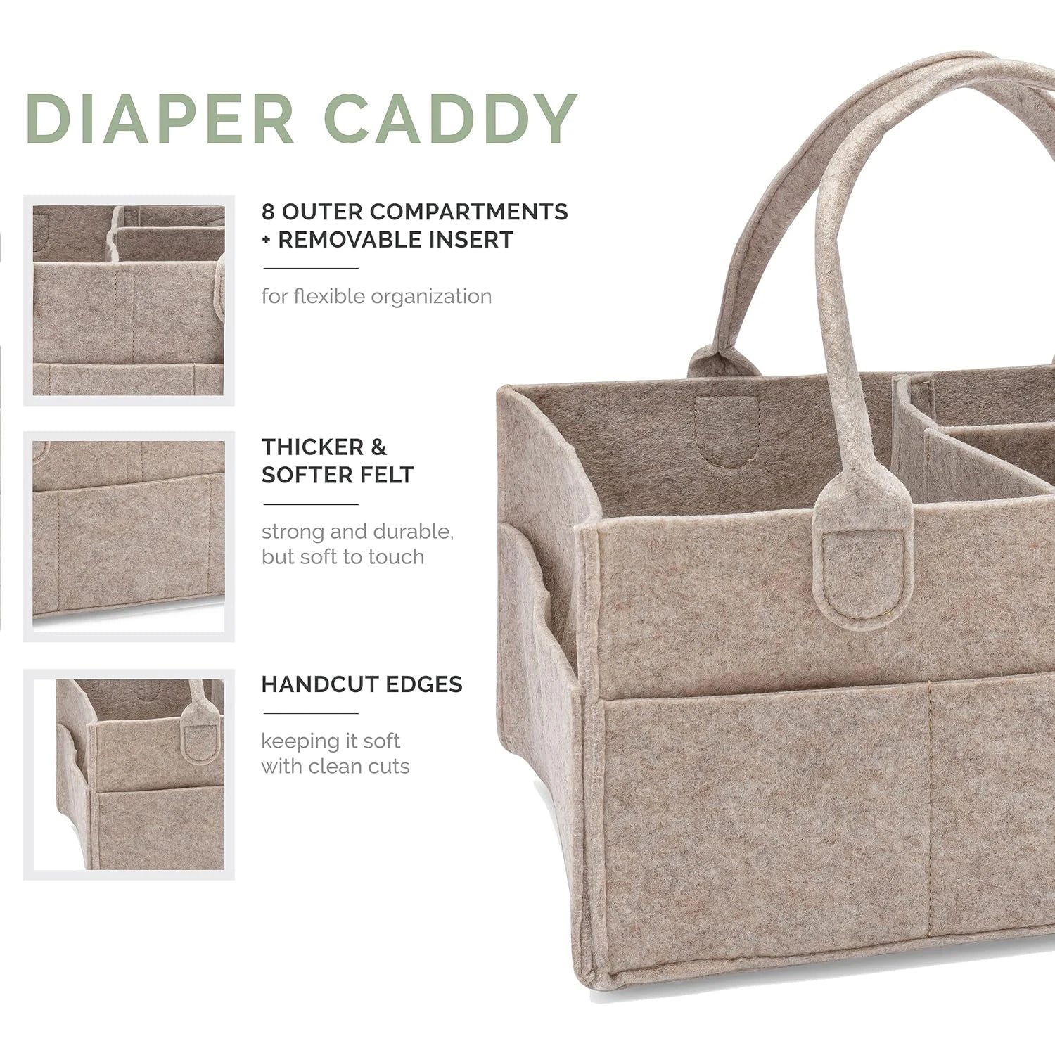 Diaper Caddy - Essential Baby Organizer for Home & Car