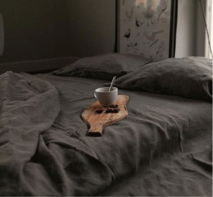 100% Pure Linen Flat Sheet Set – 3 Pieces
