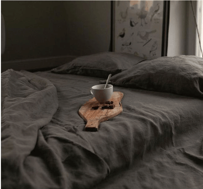 100% Pure Linen Flat Sheet Set – 3 Pieces