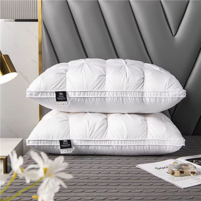 Luxury 100% White Goose Feather Down Pillow