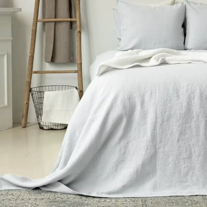 100% Pure Linen Flat Sheet Set – 3 Pieces